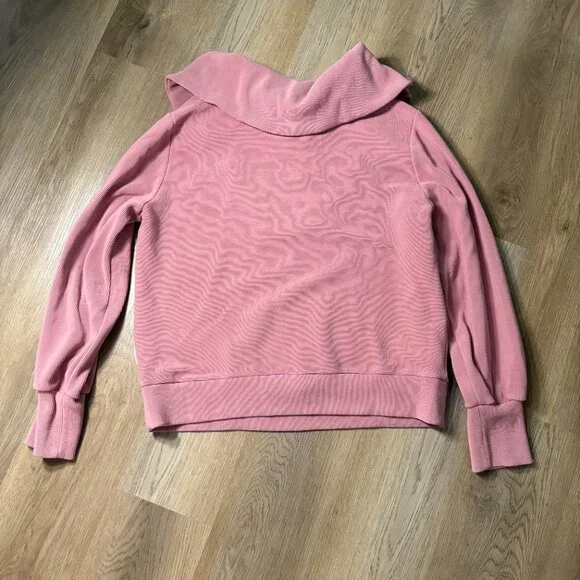 Varley Vine Half-Zip Pullover size L large pink rose gold zip sweatshirt - Picture 10 of 10
